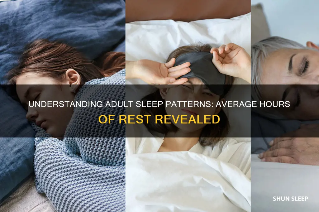 what is the average amount of sleep adults get