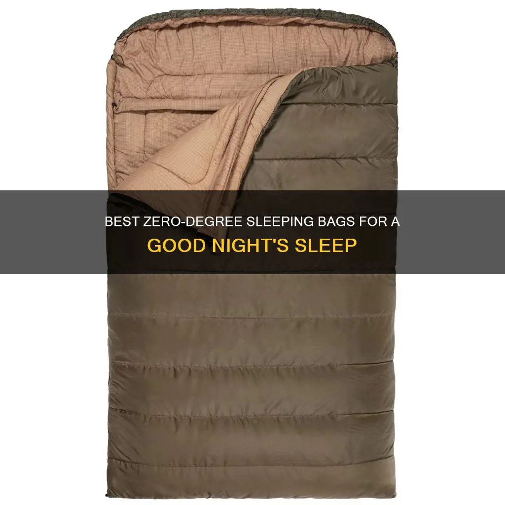what is the best 0 degree sleeping bag