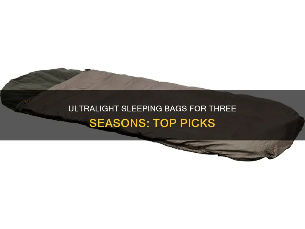 what is the best 3 season sleeping bag ultralight