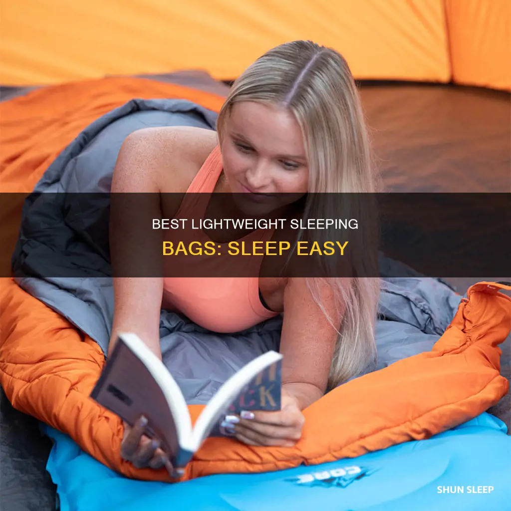 what is the best and lightest sleeping bag