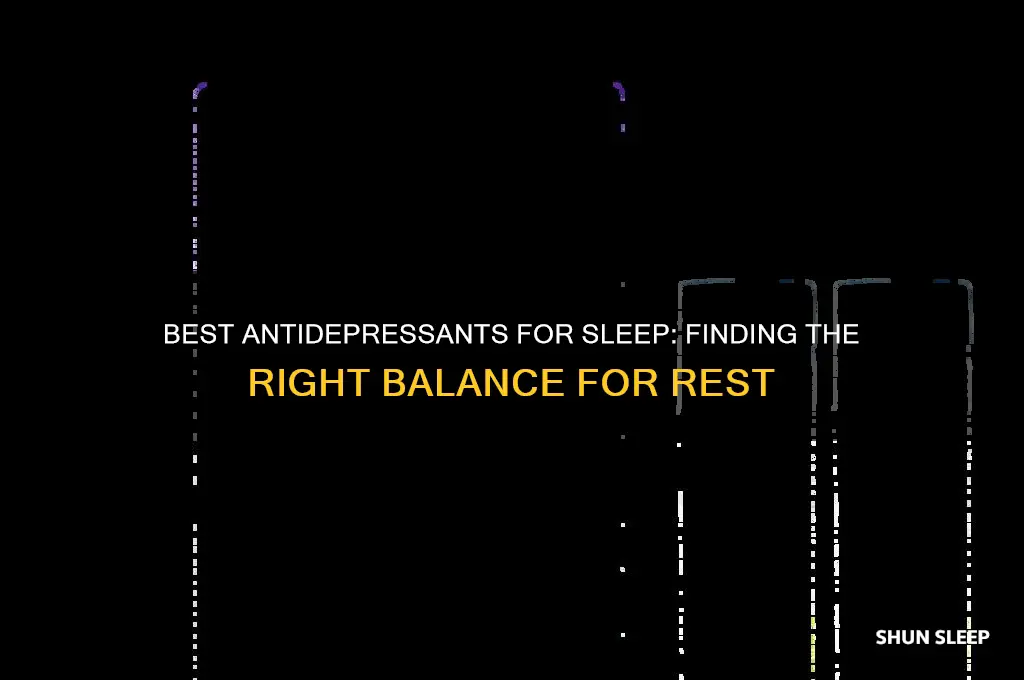 what is the best antidepressant to help with sleep