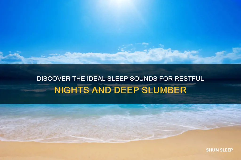 what is the best noise to help you sleep