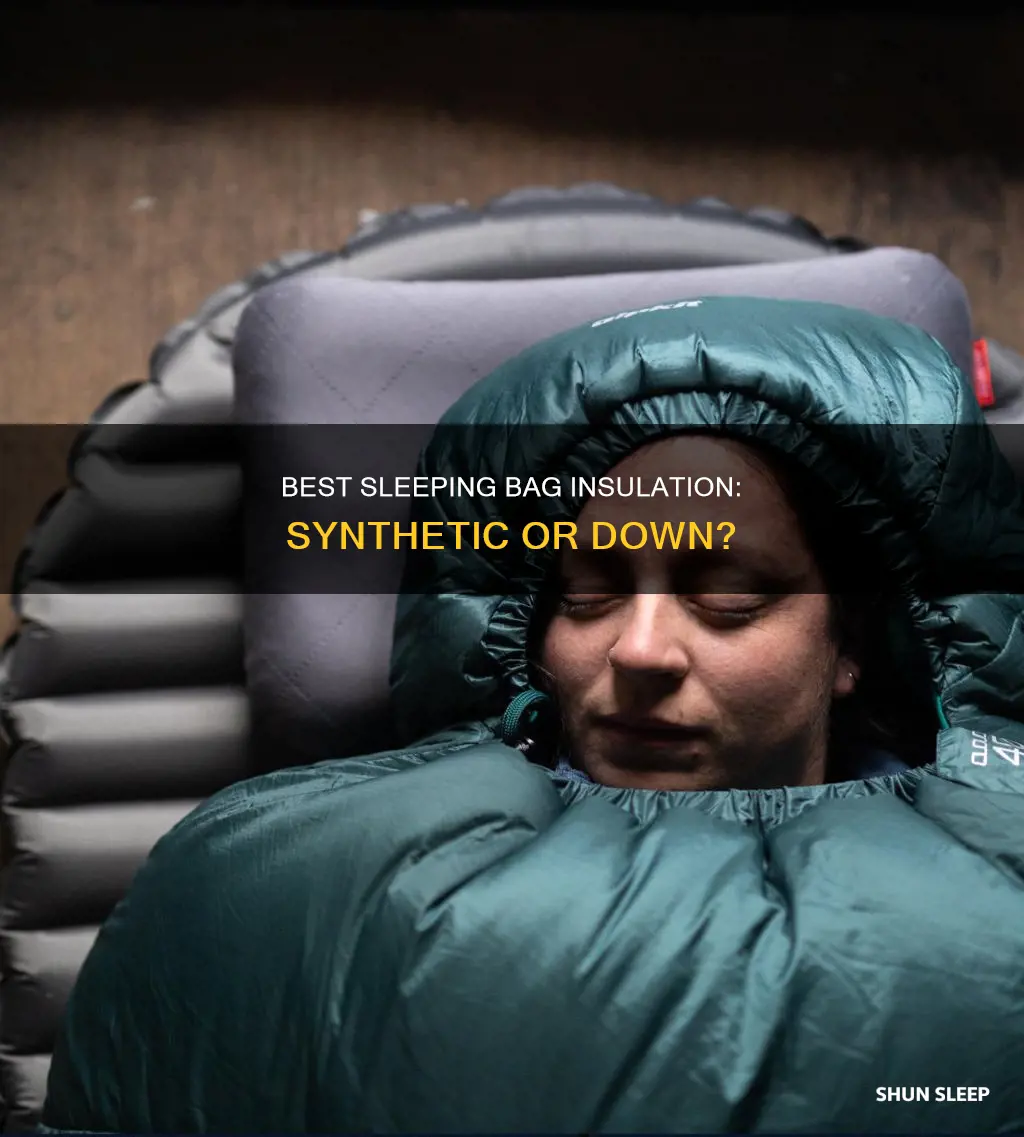 what is the best sleeping bag insulation