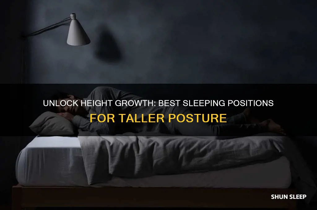 what is the best sleeping position to get taller