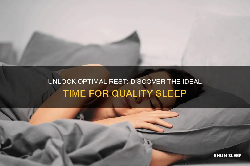 what is the best time to get sleep