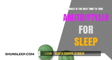 The Perfect Time to Take Amitriptyline for Sleep