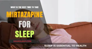 Mirtazapine for Sleep: Best Time to Take It