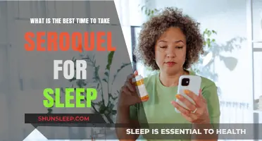 Ideal Time to Take Seroquel for Sleep