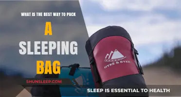 Efficient Sleeping Bag Packing: Tips and Tricks