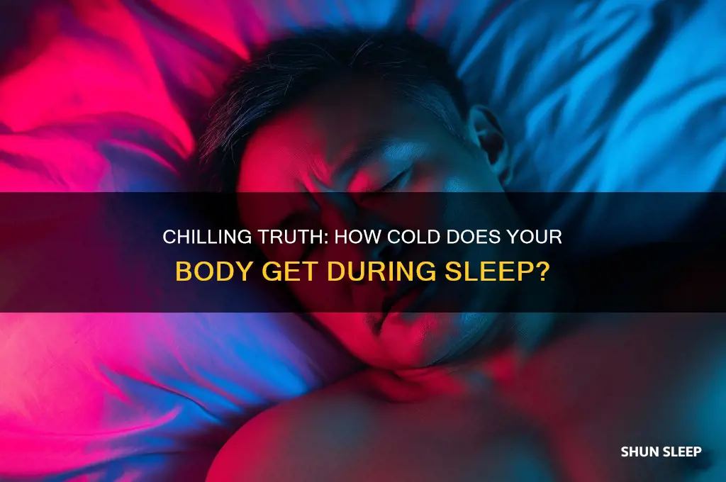 what is the coldest your body gets while sleeping