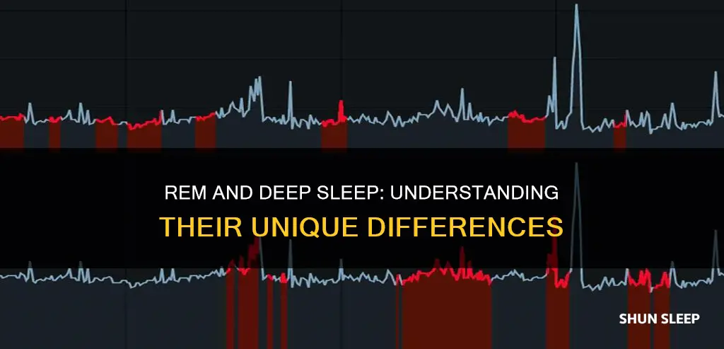 what is the difference between rem and deeo sleep