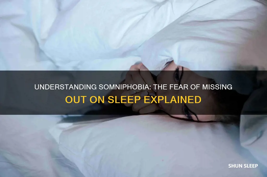 what is the fear of not getting enough sleep called