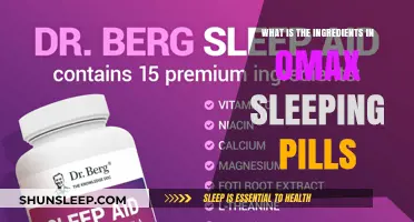 Omax Sleeping Pills: Ingredients and Their Effects