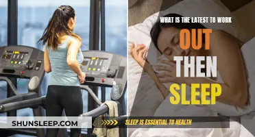 The Best Time to Work Out and Sleep