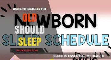 How Long Should a 6-Week-Old Sleep?