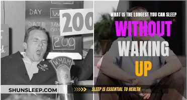How Long Can Humans Sleep Without Waking Up?