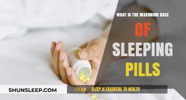 Sleeping Pills: Understanding Safe Maximum Dosage