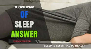 Sleep: Unraveling the Mystery of Slumber
