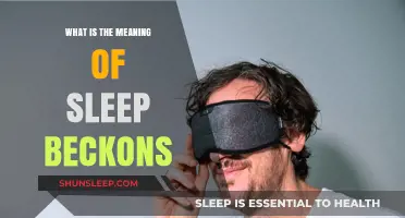 Sleep Beckons: A Call to Rest and Recharge