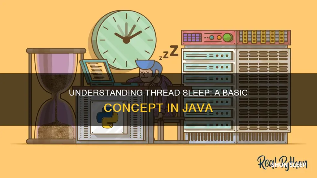 what is the meaning of thread sleep