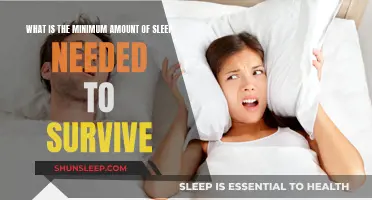 Sleep Survival: Minimum Hours Needed to Stay Alive