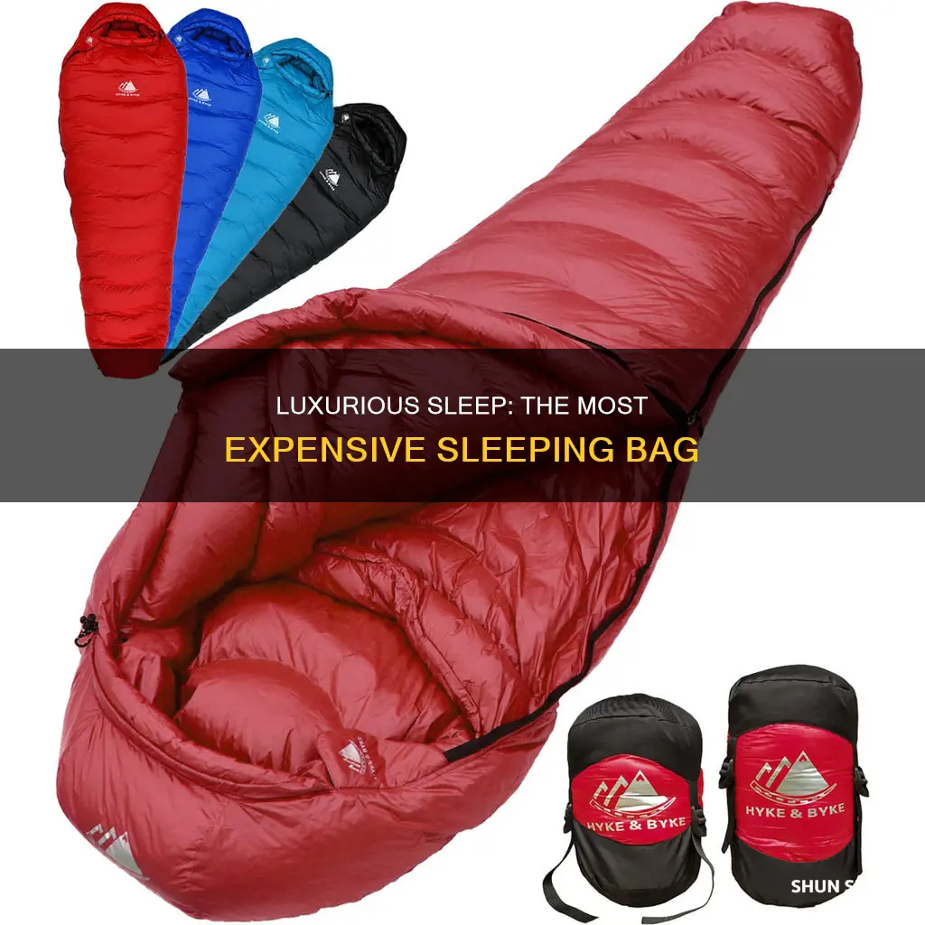 what is the most expensive sleeping bag