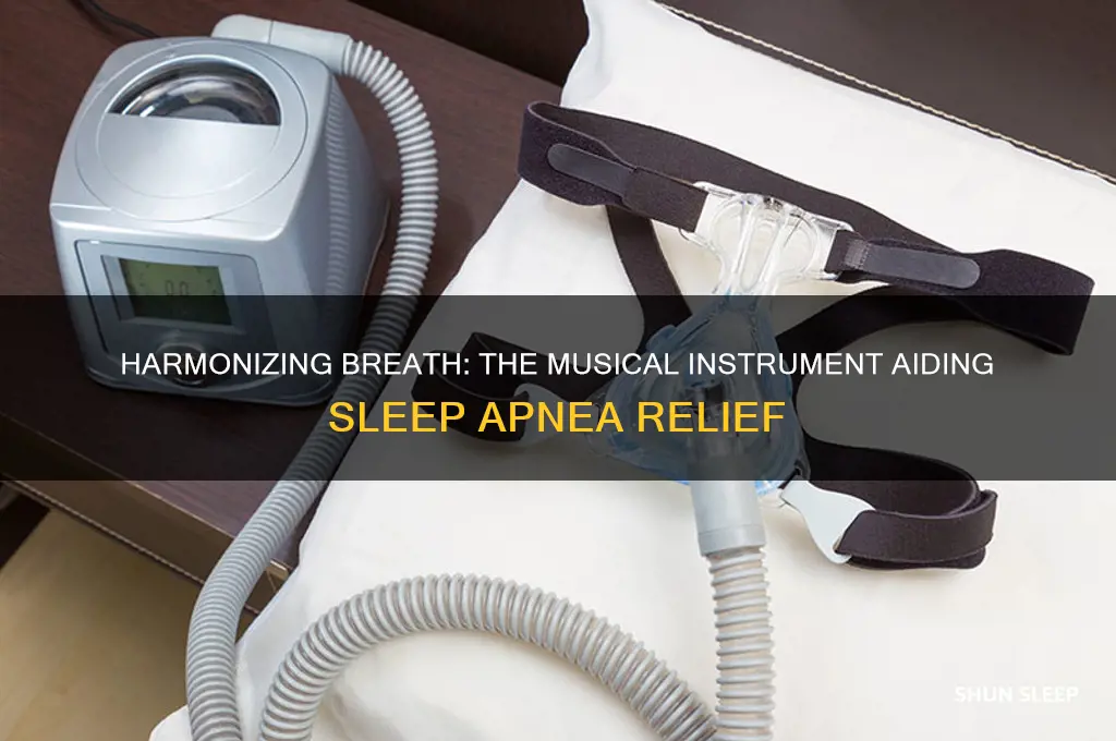 what is the musical instrument used to help sleep apnea