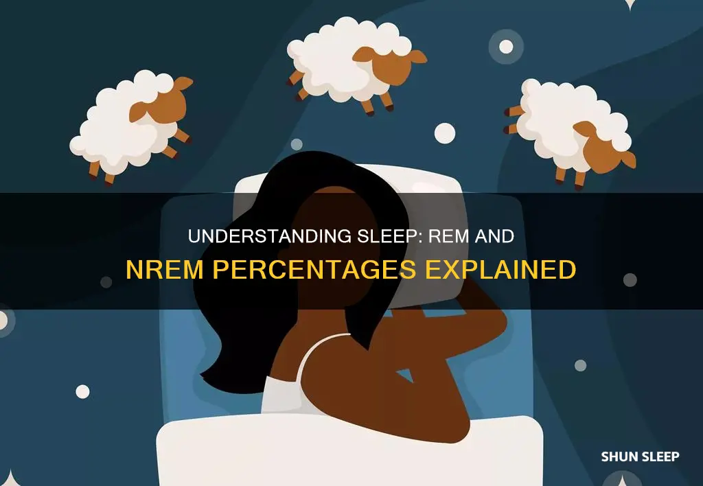 what is the percentage of rem and nrem sleep normally