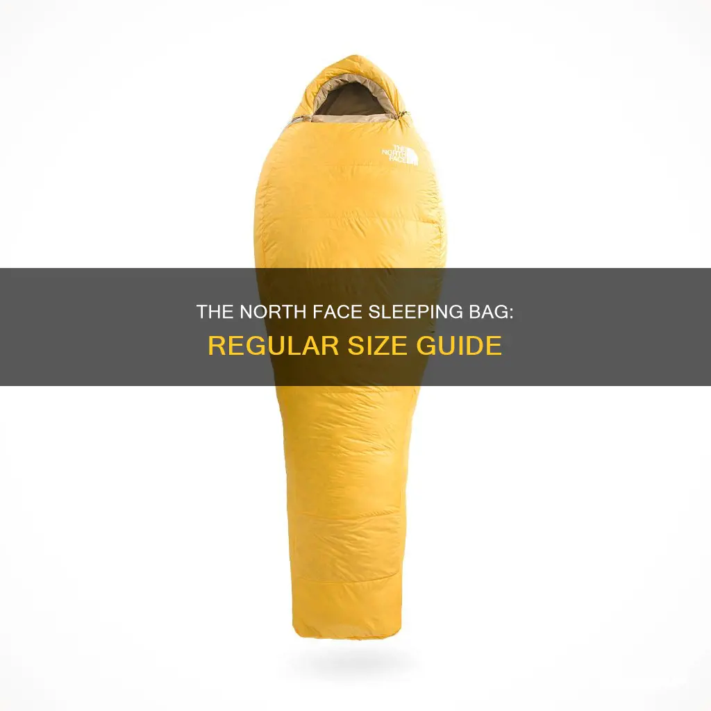 what is the regular size of north face sleeping bag