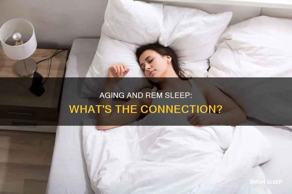 what is the relationship between age and rem sleep coursehero