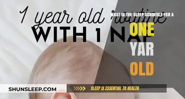 Sleep Schedules: One-Year-Olds and Their Sleep Patterns