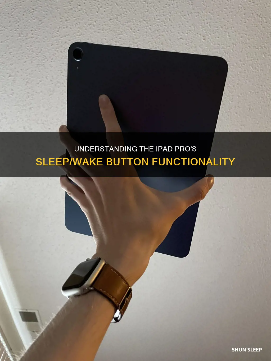 what is the sleep wake button on ipad pro