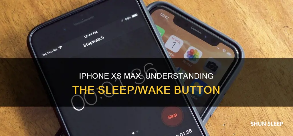 what is the sleep wake button on iphone xs max