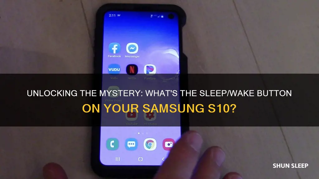 what is the sleep wake button on my s10