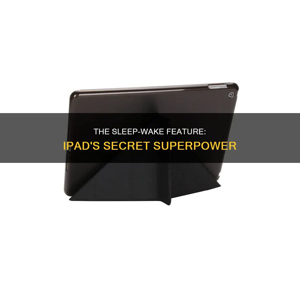 what is the sleep wake ipad