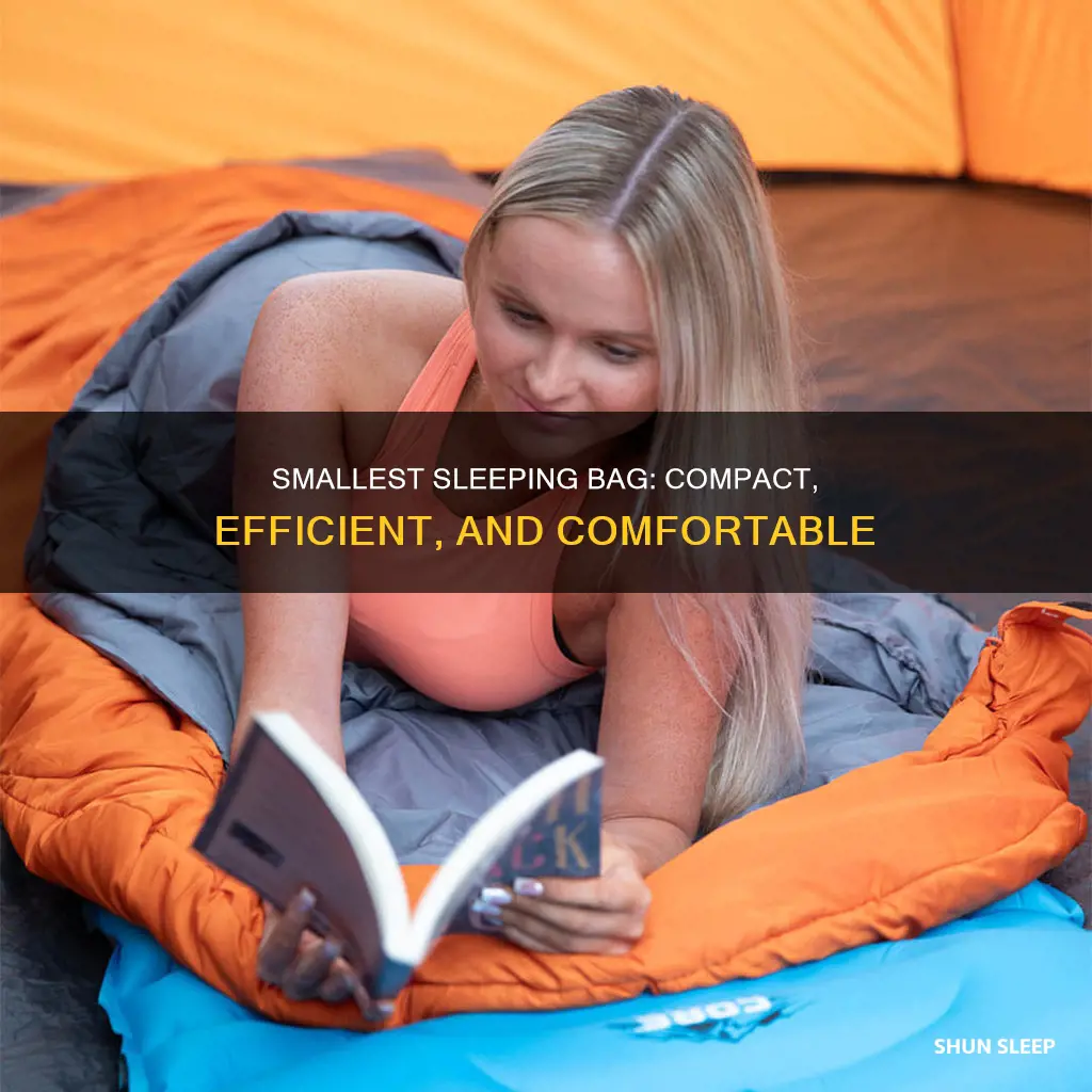 what is the smallest packing sleeping bag