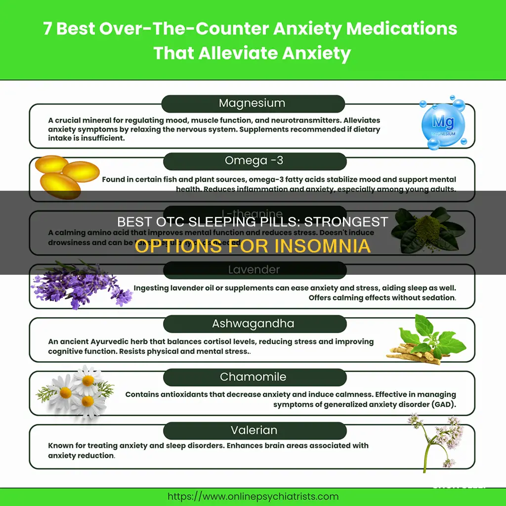what is the strongest otc sleeping pill