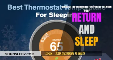 Understanding Thermostat Settings: Wake, Return, and Sleep Modes Explained