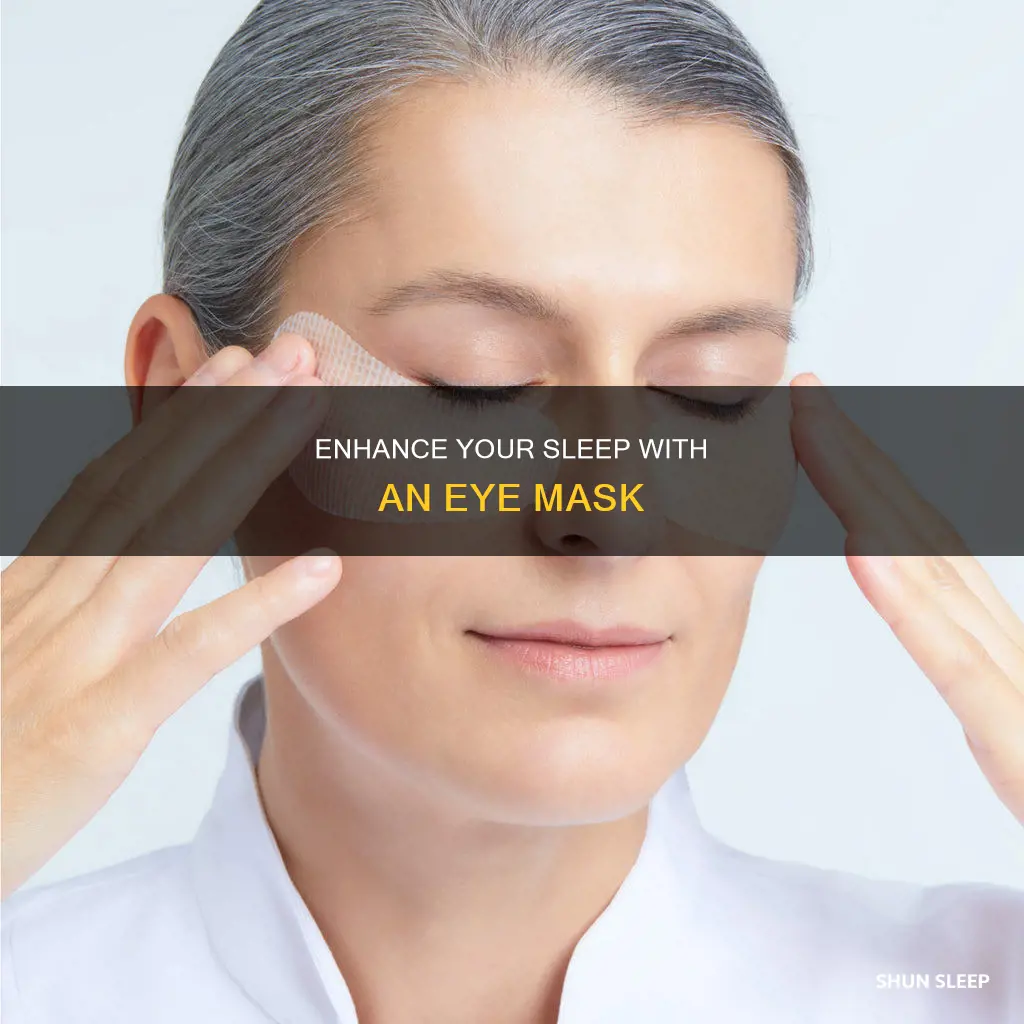 what is the use of sleeping eye mask
