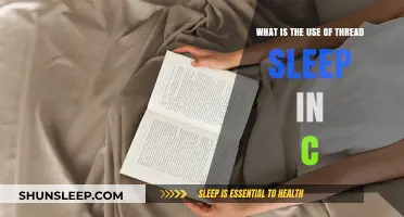 Effective Thread Sleep Usage in C Programming