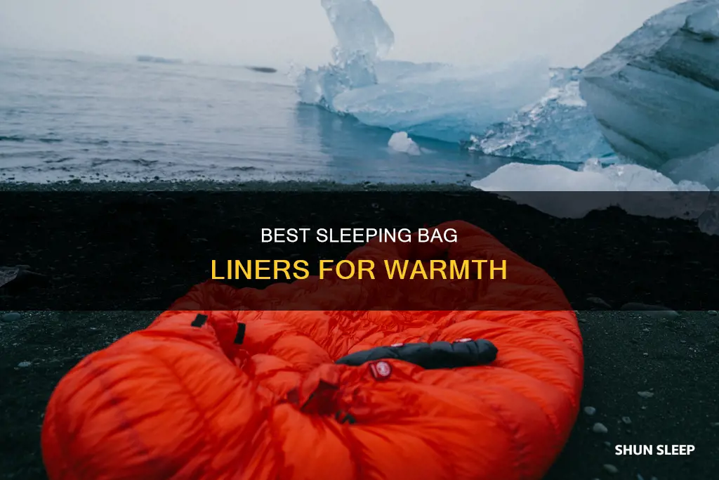 what is the warmest sleeping bag liner