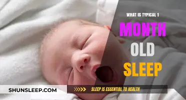 Understanding Your One-Month-Old's Sleep Patterns