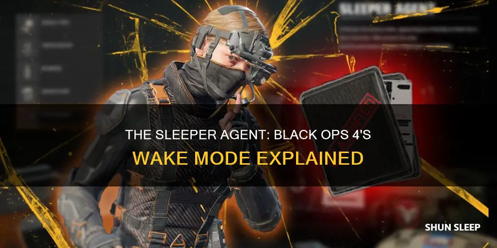 what is wake the sleeper agent black ops 4