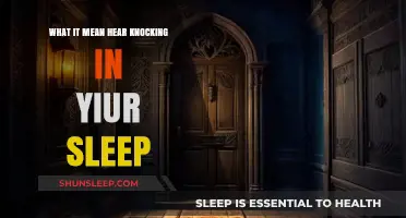 Knocking in Your Sleep: What Does it Mean?