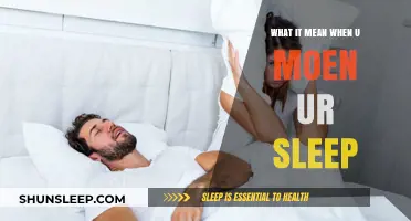 Moaning in Sleep: What Does it Mean?