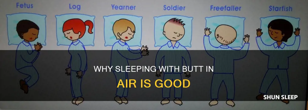 what it means when someone sleeps with butt in air