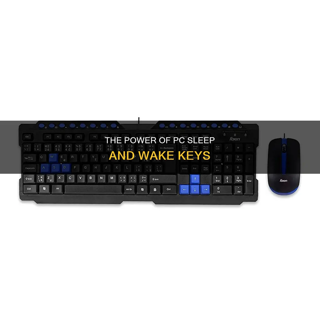what key to wake up pc n sleep