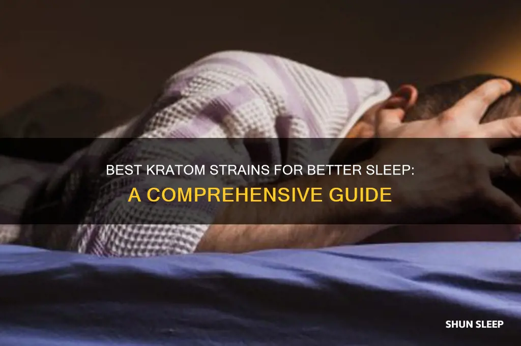 what kind of kratom helps you sleep