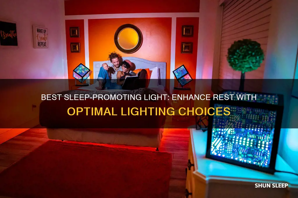 what kind of light helps promote sleep