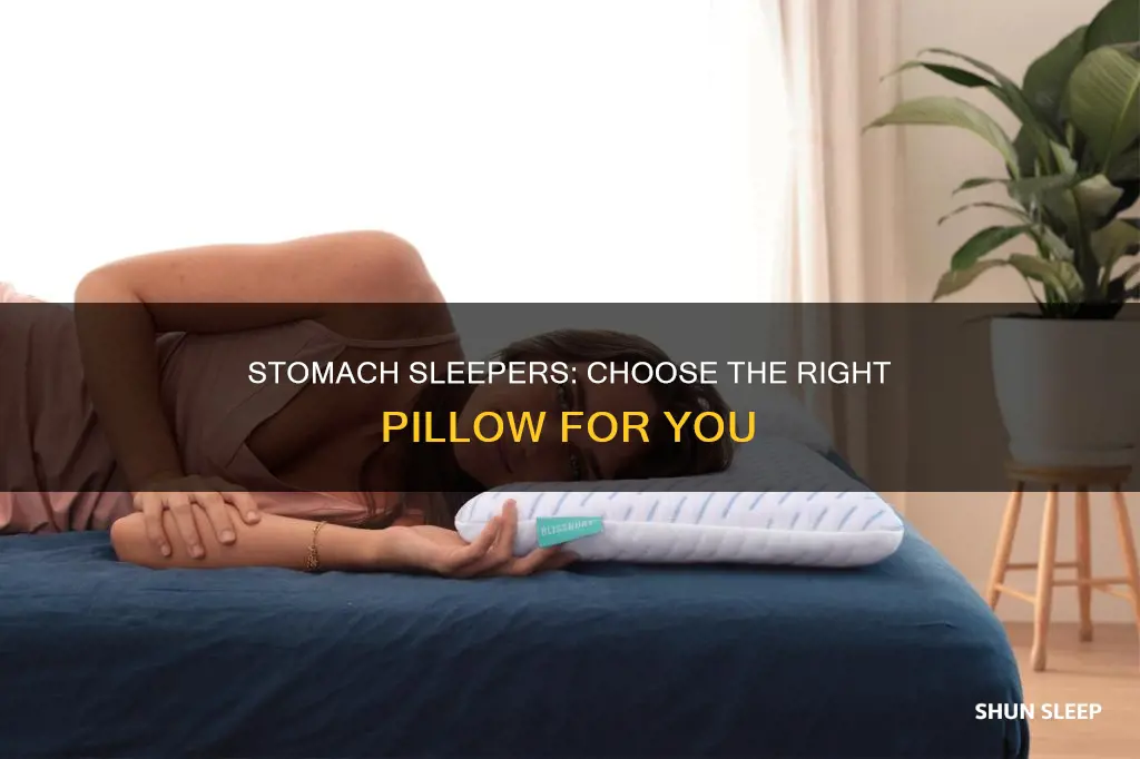 what kind of pillow does a stomach sleeper need